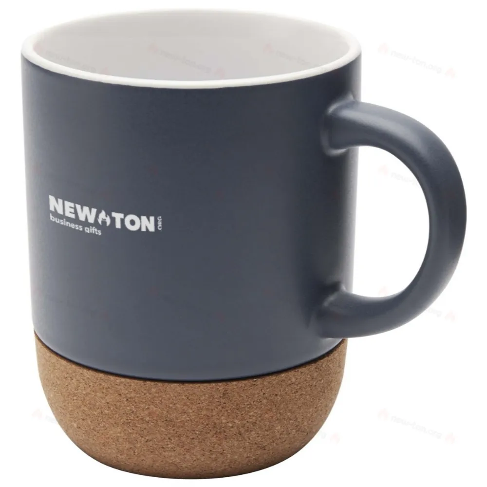 
                                            Billie 300 ml ceramic mug with cork details and matt finish
                                            