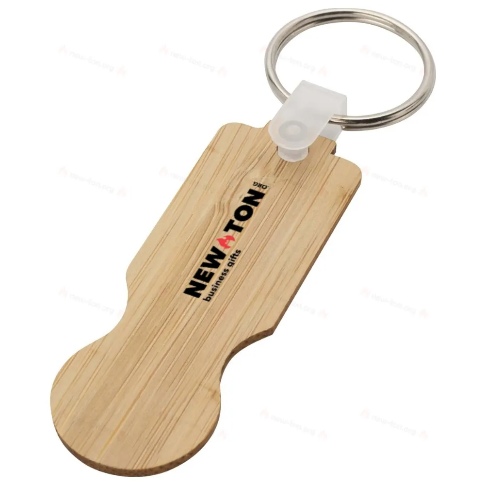 
                                            Ronan bamboo trolley keychain
                                            