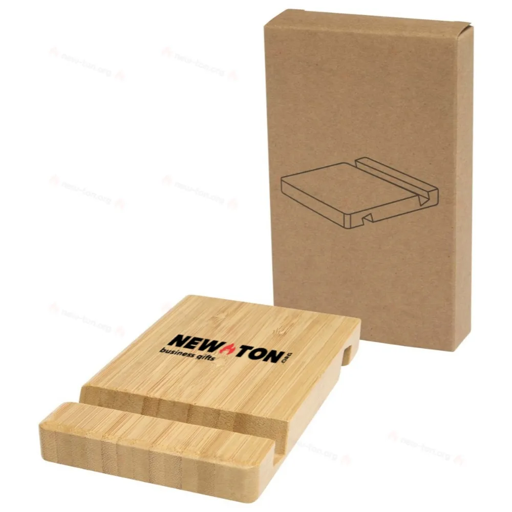 
                                            Bubup bamboo 2-angled tablet and phone stand
                                            