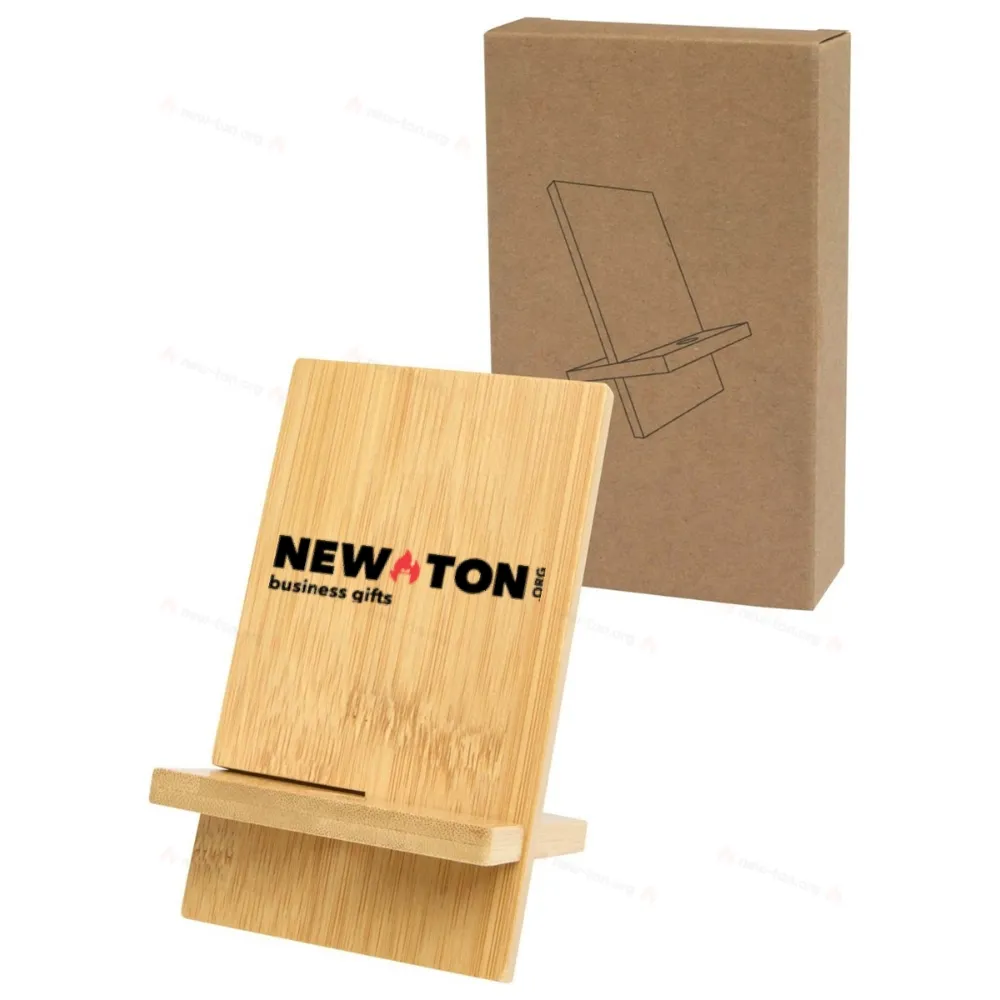 
                                            Ceibo detachable bamboo phone stand
                                            