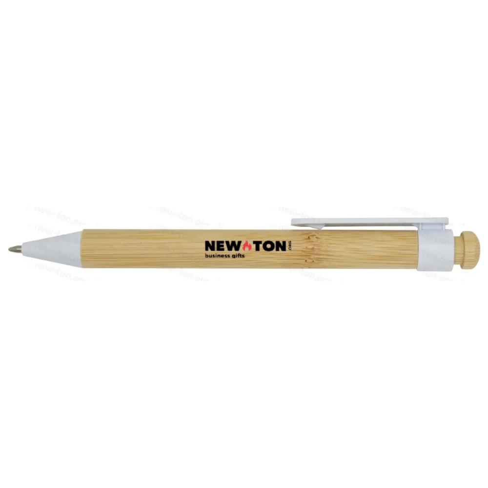 
                                                Rattan bamboo and recycled plastic ballpoint pen (black ink)
                                                
