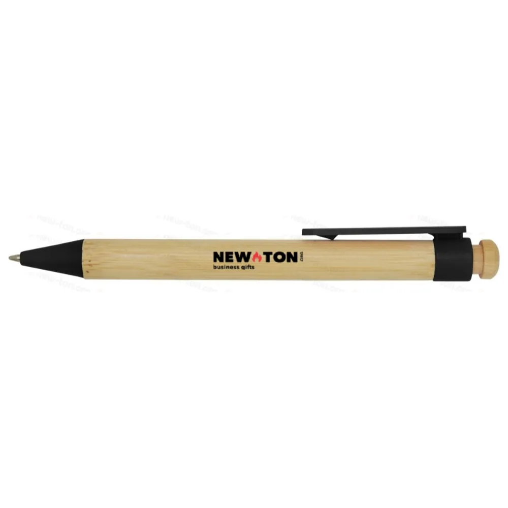 
                                                Rattan bamboo and recycled plastic ballpoint pen (black ink)
                                                