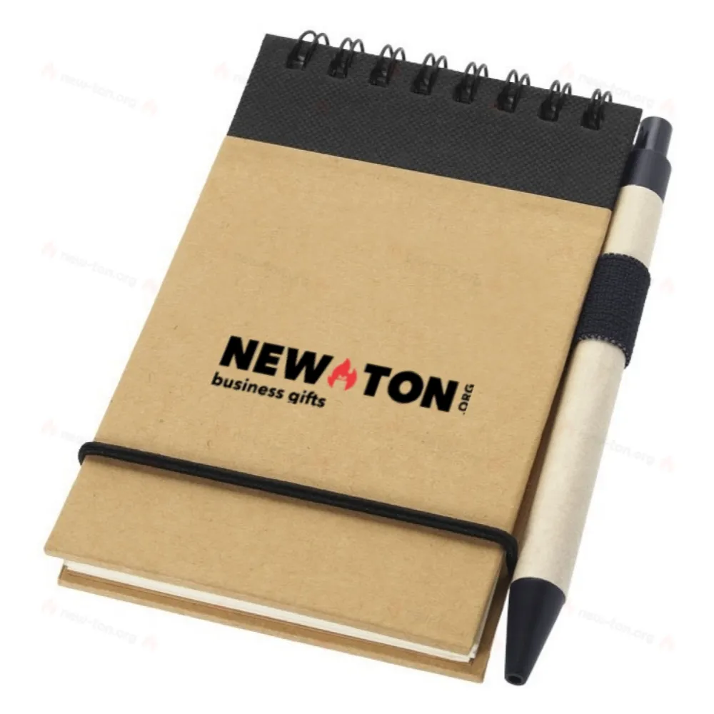 
                                            Zuse A7 recycled jotter notepad with pen
                                            