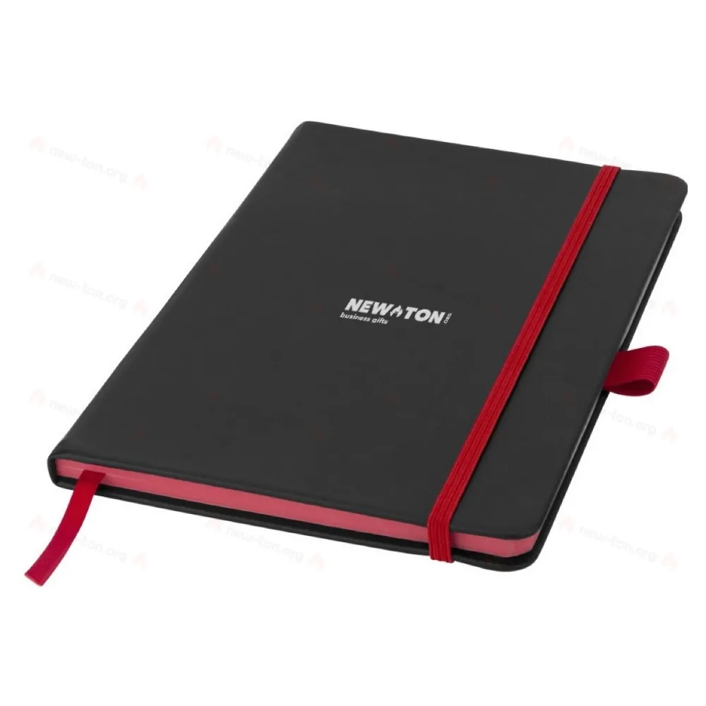 Блокнот формата A5 с твердой обложкой и цветными краями