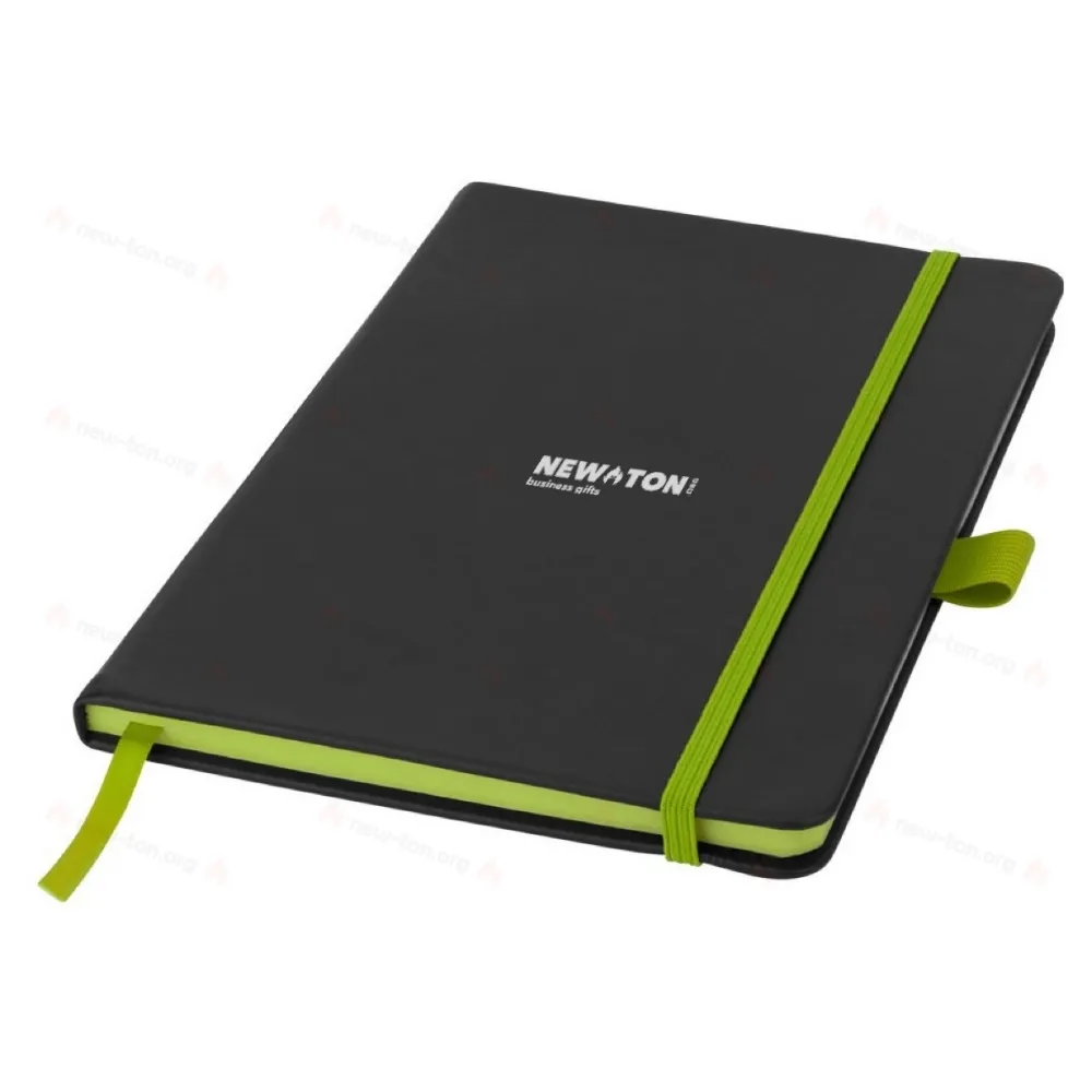 Блокнот формата A5 с твердой обложкой и цветными краями