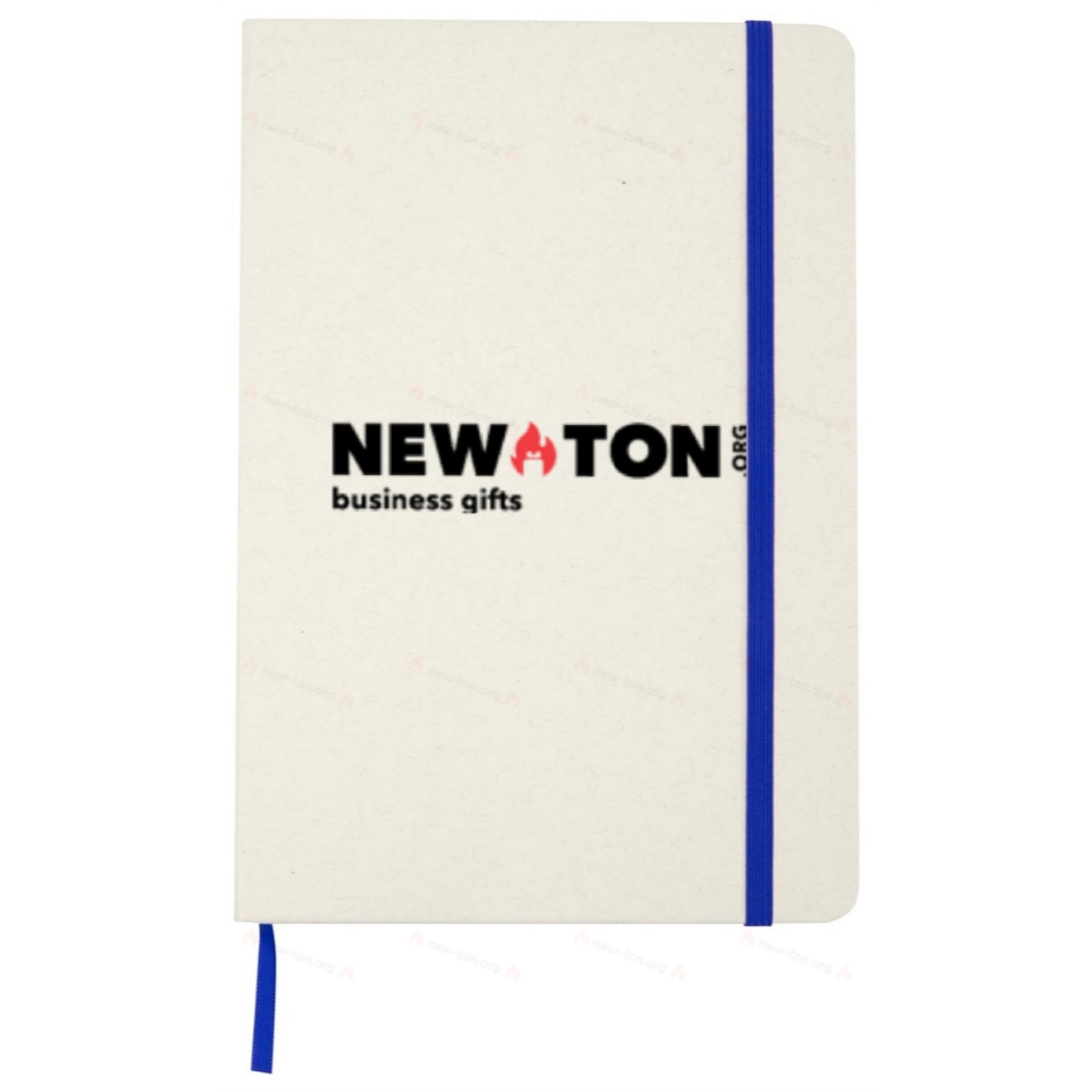 Блокнот с твердой обложкой Bass A5 из переработанных материалов с линованными страницами Блокнот с твердой обложкой Bass A5 из переработанных материалов с линованными страницами