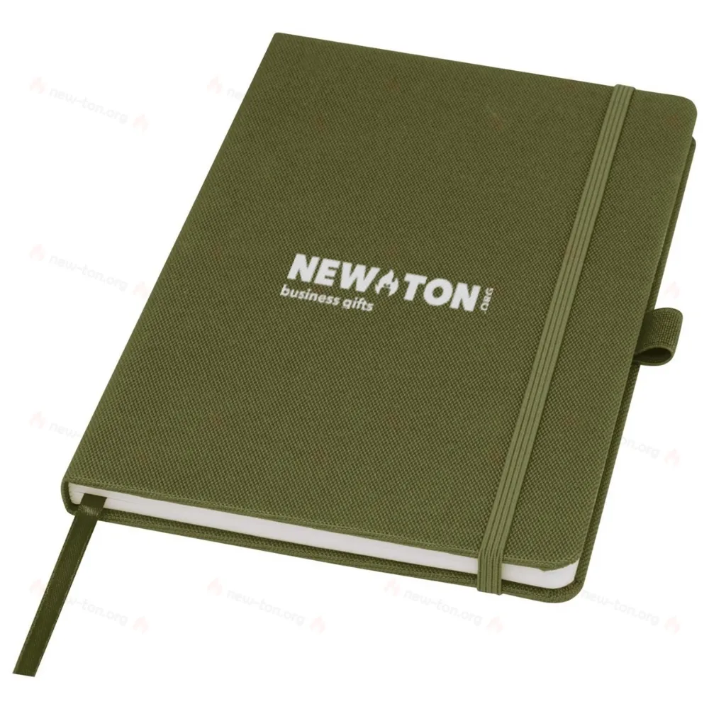 
                                            Notatnik w formacie A5 z papieru z recyklingu z okładką z plastiku z recyklingu Honua
                                            