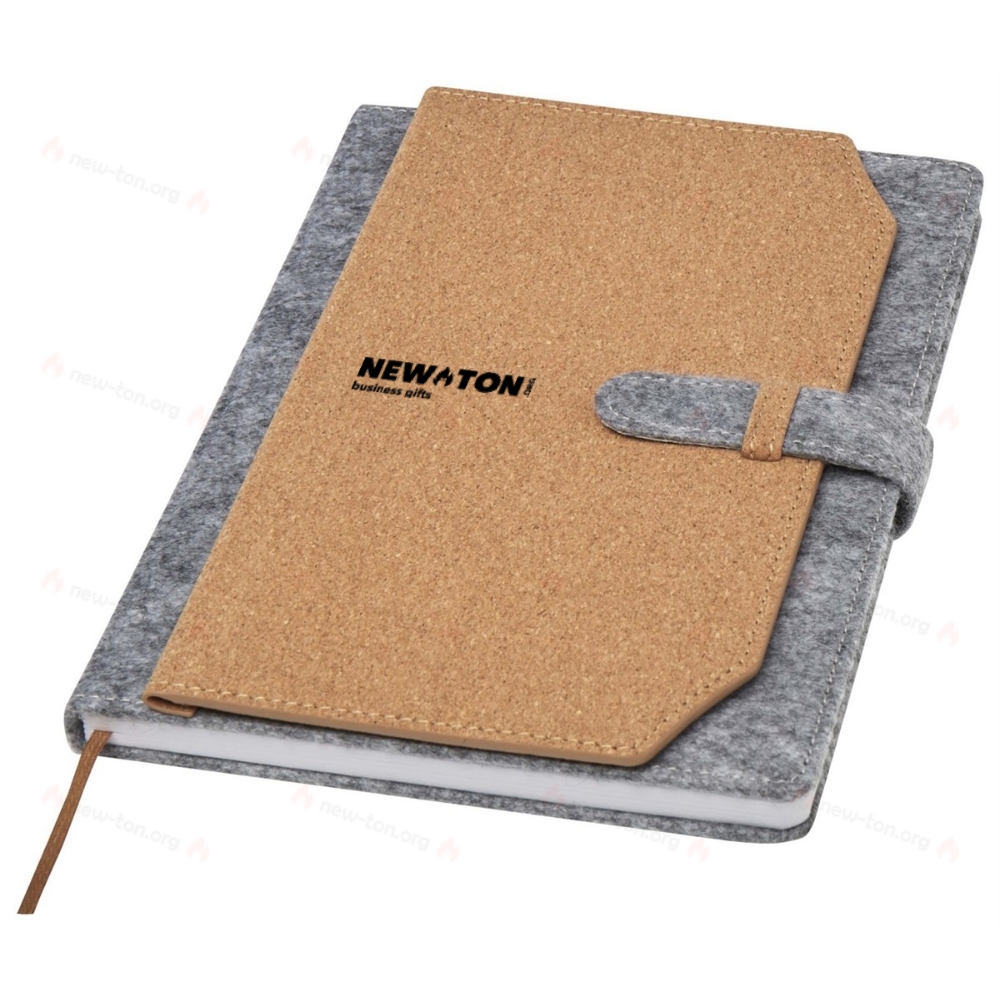 Блокнот Viviana A5 из переработанного фетра и пробки Блокнот Viviana A5 из переработанного фетра и пробки