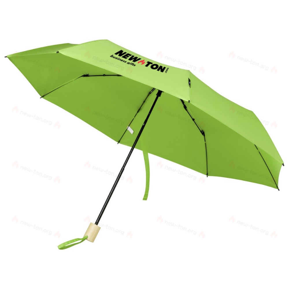 Складной ветрозащитный зонт 51 см из переработанного ПЭТ Birgit