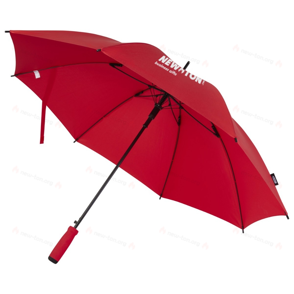 Автоматический зонтик Niel диаметром 58,42 см, изготовленный из переработанного ПЭТ. Автоматический зонтик Niel диаметром 58,42 см, изготовленный из переработанного ПЭТ.