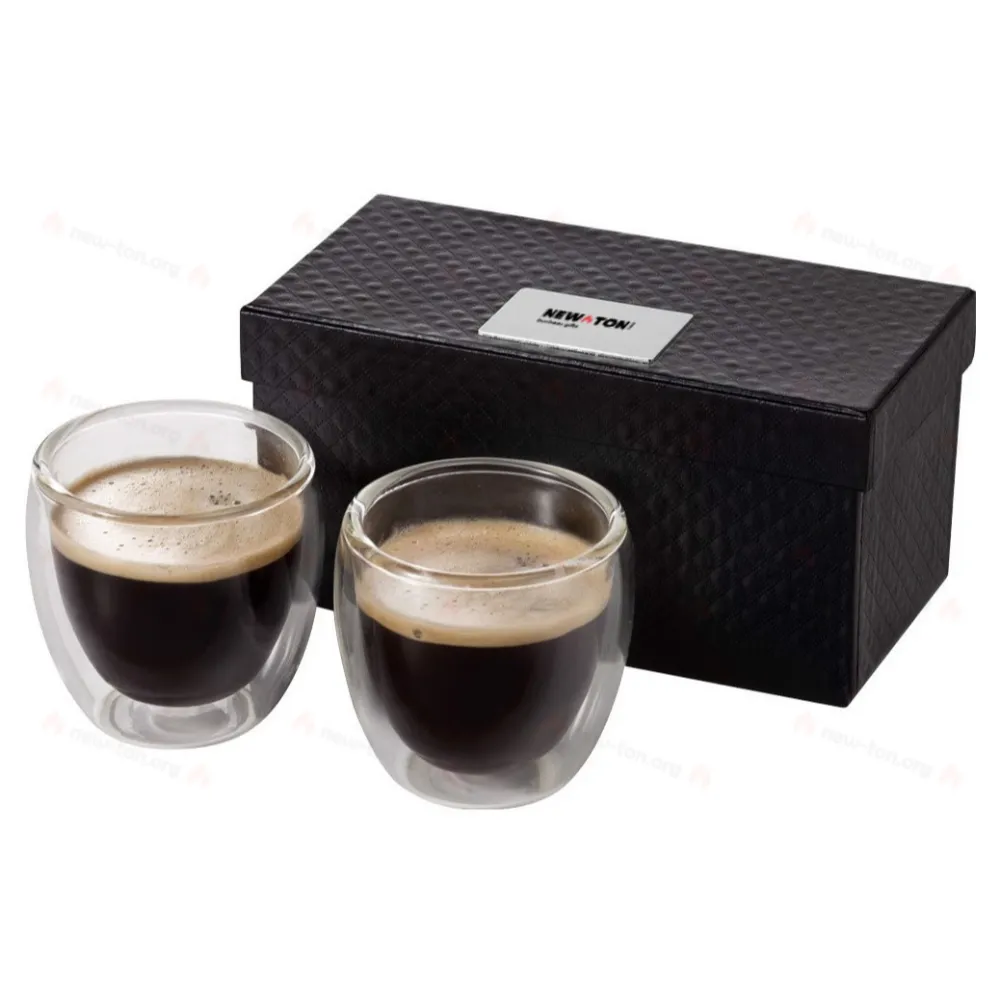
                                            Boda 2-piece glass espresso cup set
                                            