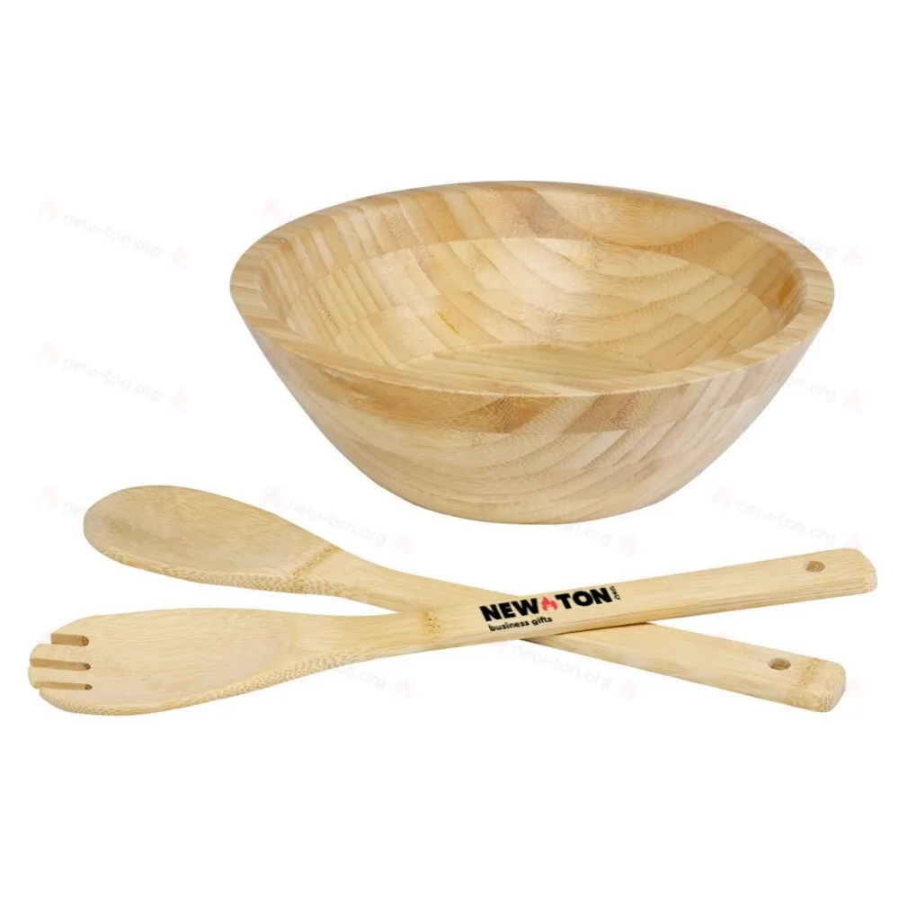 
                                            Argulls bamboo salad bowl and tools
                                            
