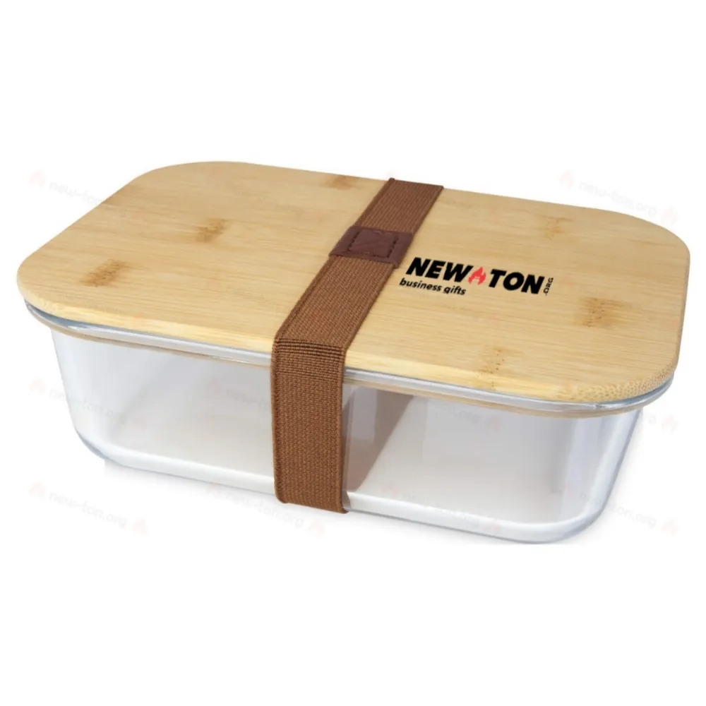 
                                            Roby glass lunch box with bamboo lid
                                            