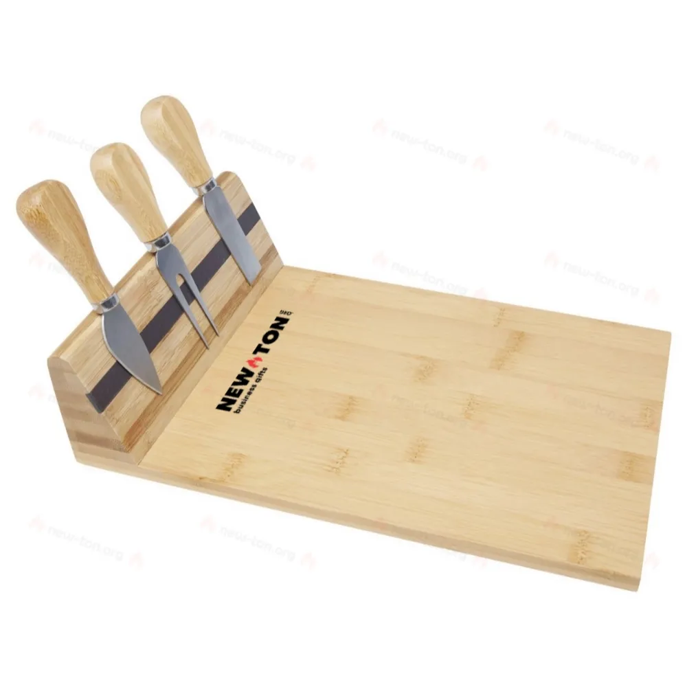 
                                                Mancheg bamboo magnetic cheese board and tools
                                                