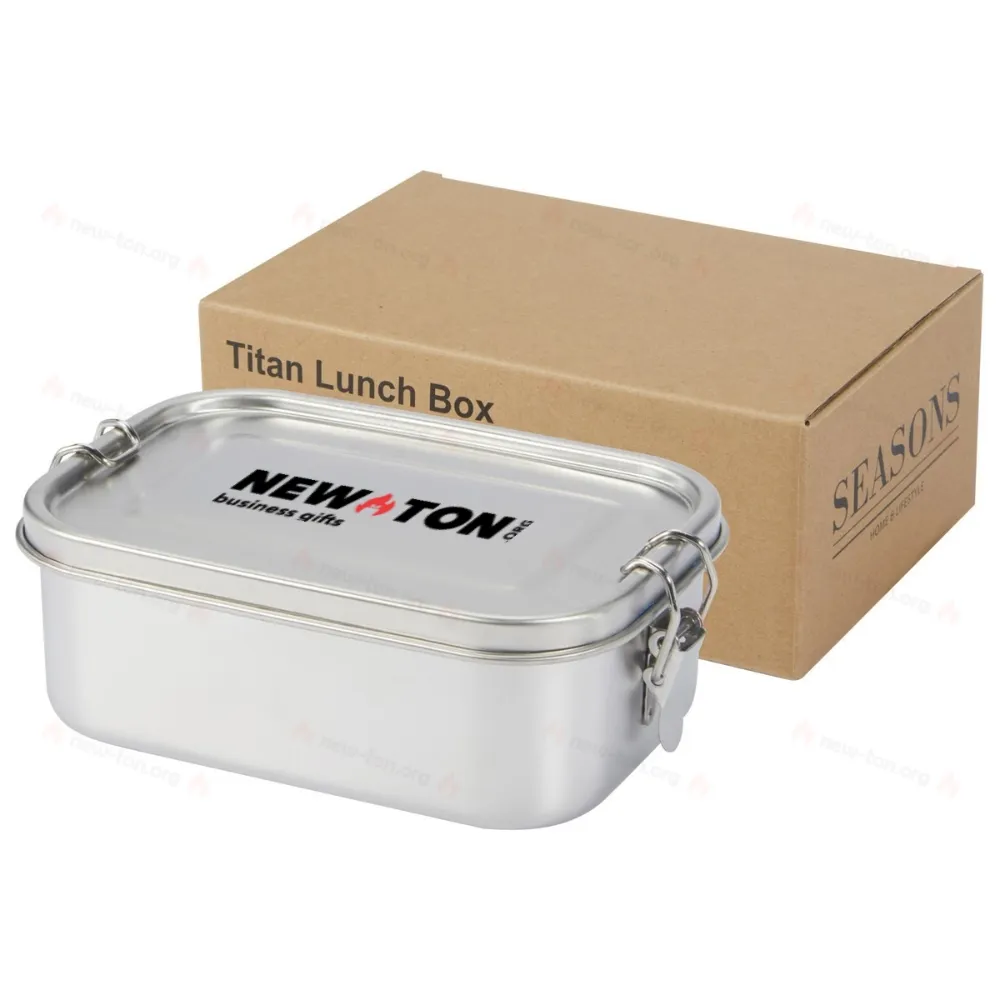 
                                            Titan stainless steel breakfast container made from recycled materials
                                            