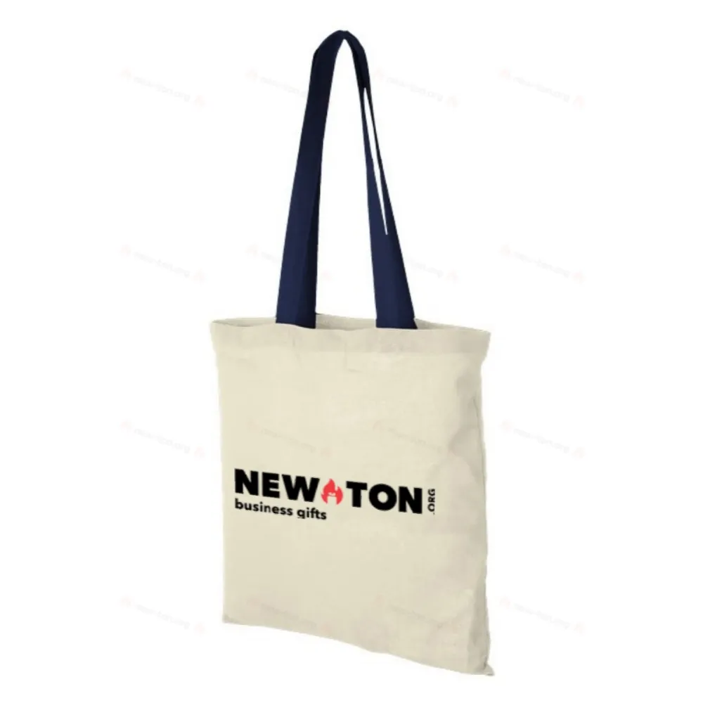 
                                            Nevada 100 g/m² cotton tote bag coloured handles 7L
                                            