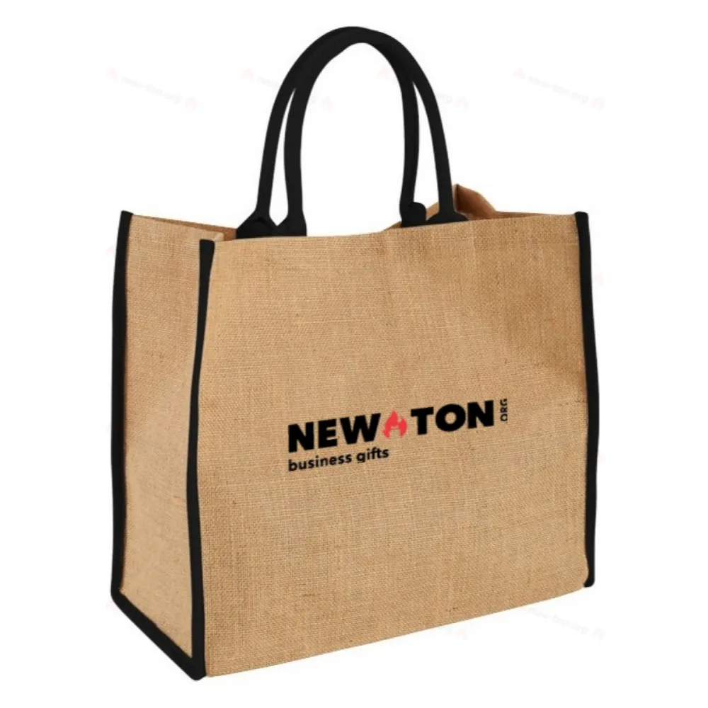 
                                            Harry coloured edge jute tote bag 25L
                                            