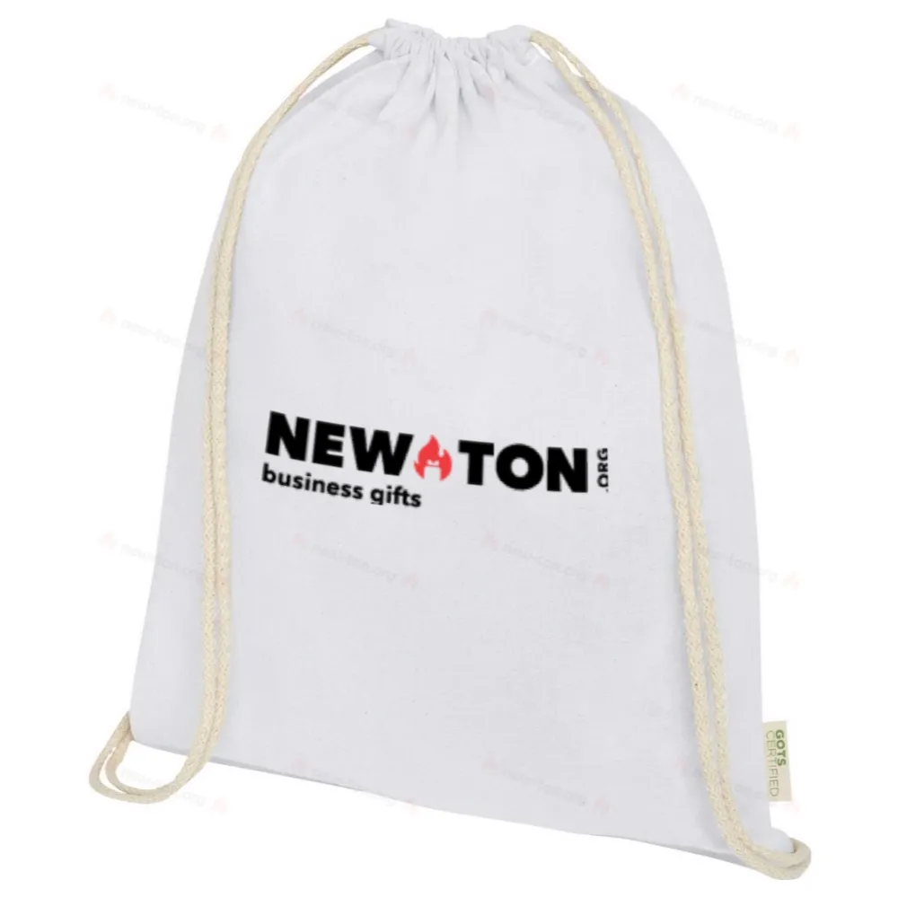 
                                            Orissa 140 g/m² GOTS organic cotton drawstring bag 5L
                                            