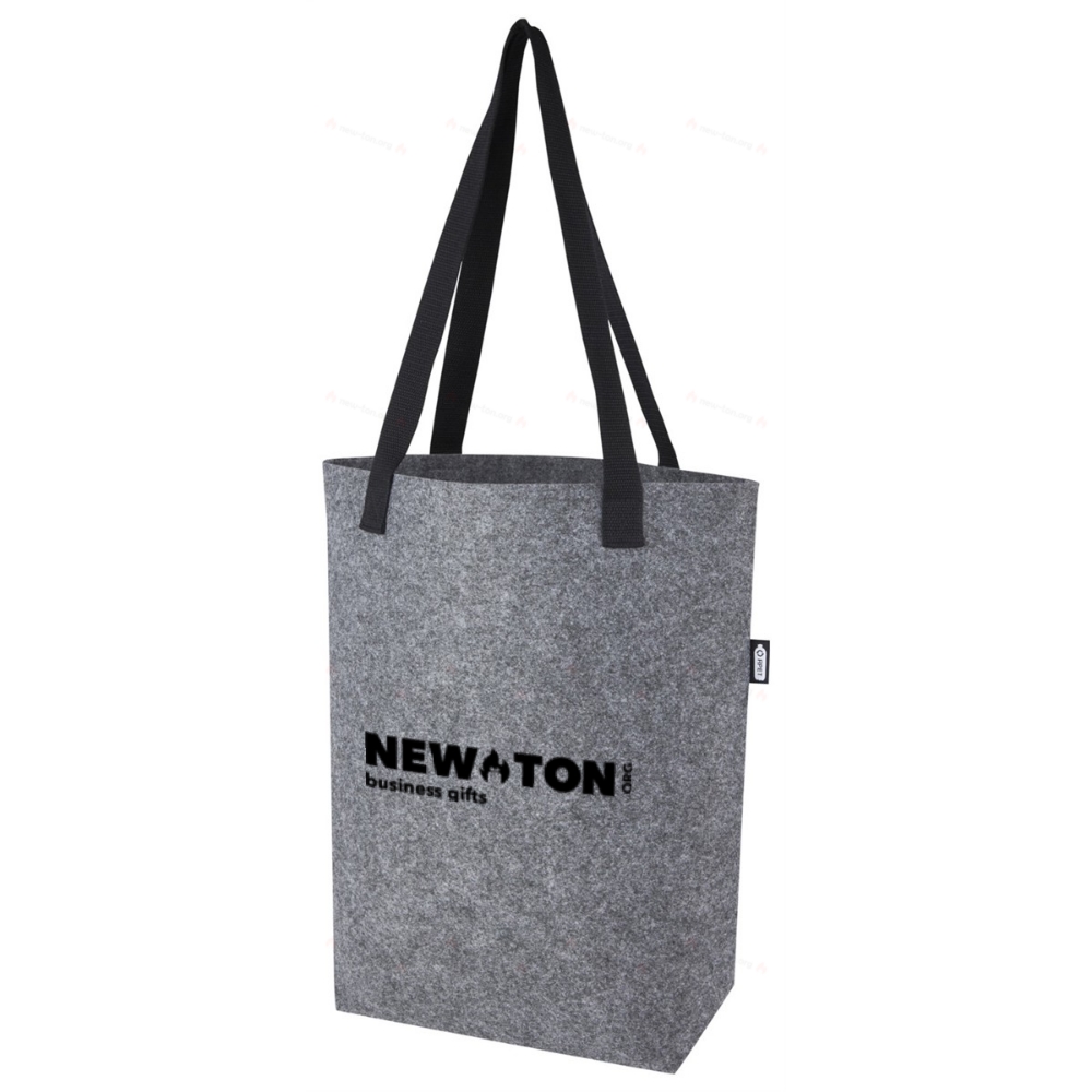 Сумка-тоут из переработанного фетра Felta GRS с широким дном