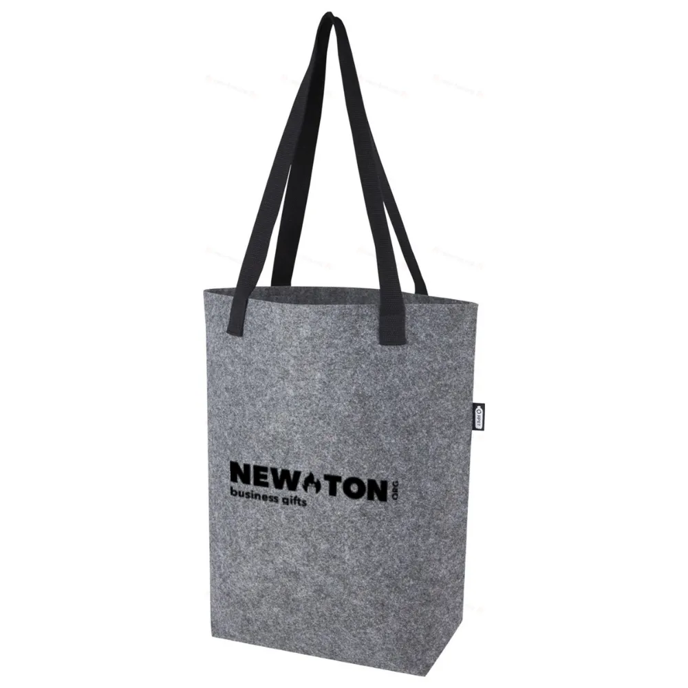 Сумка-тоут из переработанного фетра Felta GRS с широким дном