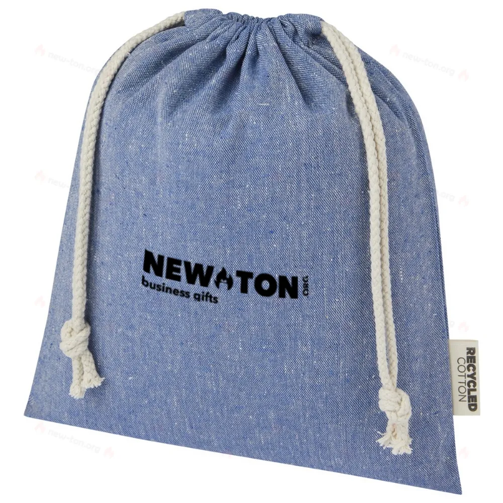 Подарочный пакет среднего размера Pheebs из переработанного хлопка GRS, плотность 150 г/м², объем 1.5 л