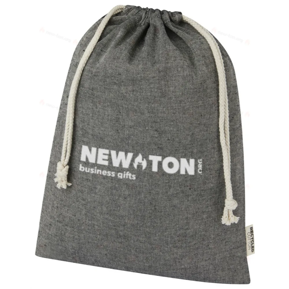 Подарочный пакет из переработанного хлопка GRS Pheebs 150 г/м², большой, 4 л