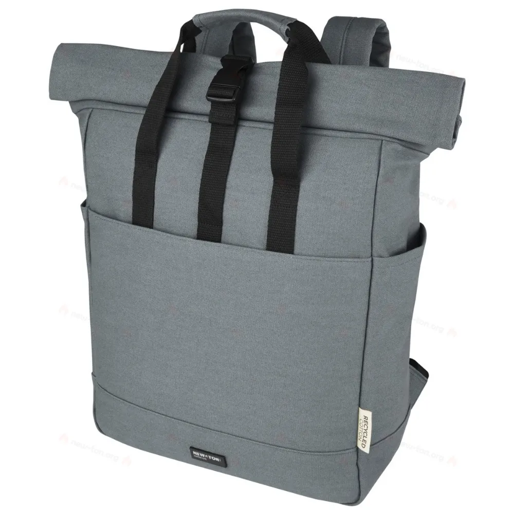 
                                            Joey 15” GRS recycled canvas rolltop laptop backpack 15L
                                            