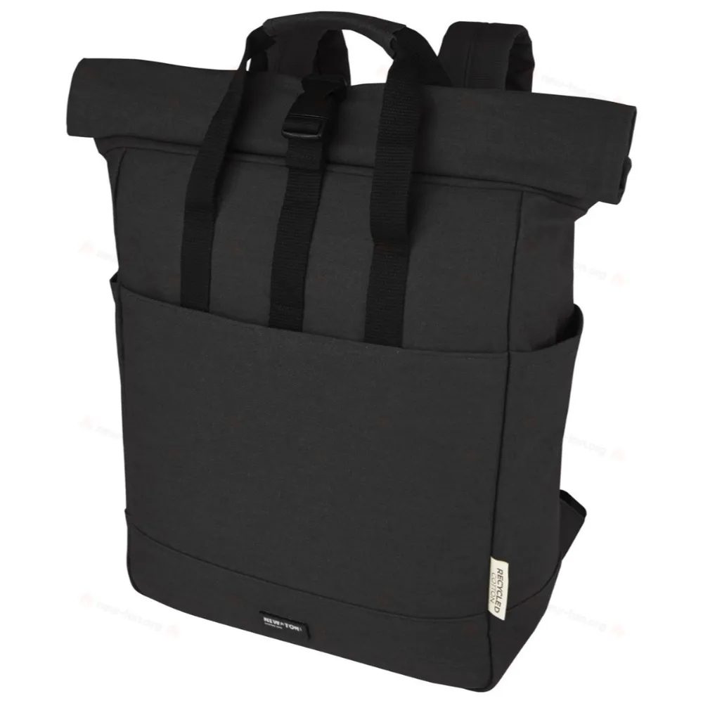 
                                            Joey 15” GRS recycled canvas rolltop laptop backpack 15L
                                            