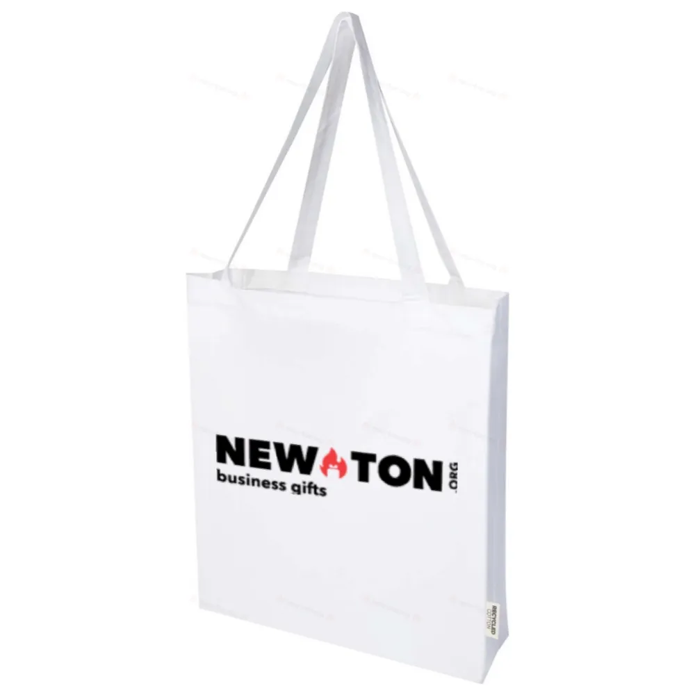 
                                            Madras torba na zakupy z bawełny z recyklingu z certyfikatem GRS 140 g/m² z dnem
                                            