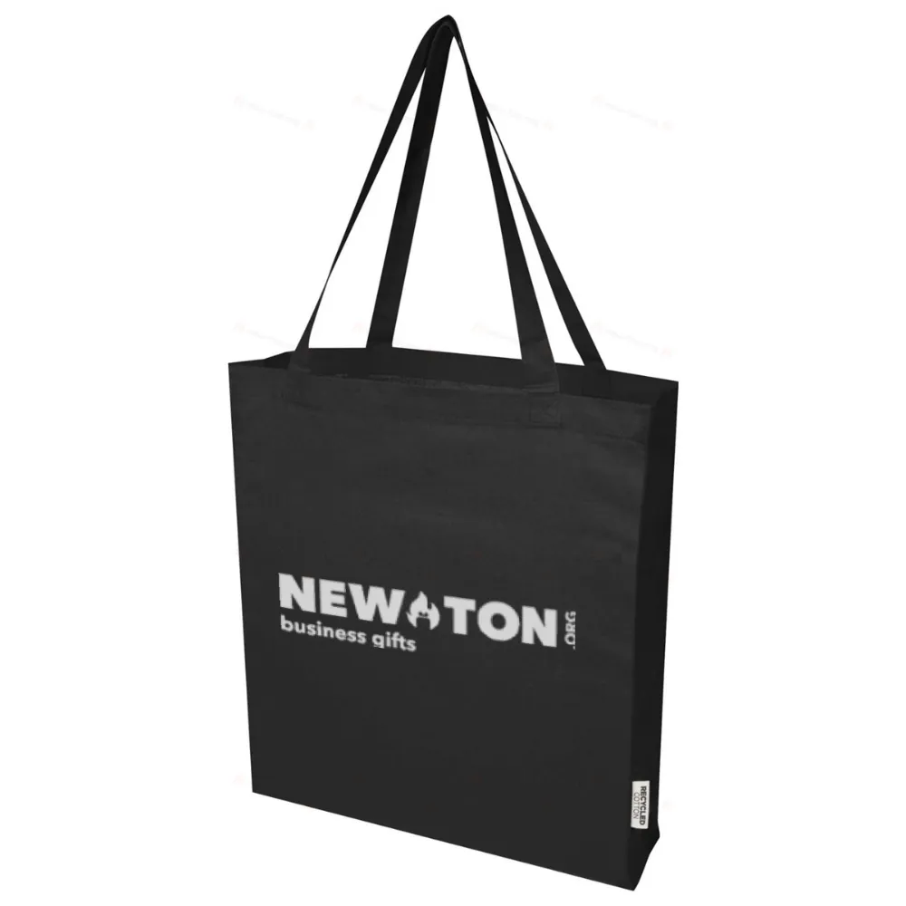 
                                            Madras torba na zakupy z bawełny z recyklingu z certyfikatem GRS 140 g/m² z dnem
                                            