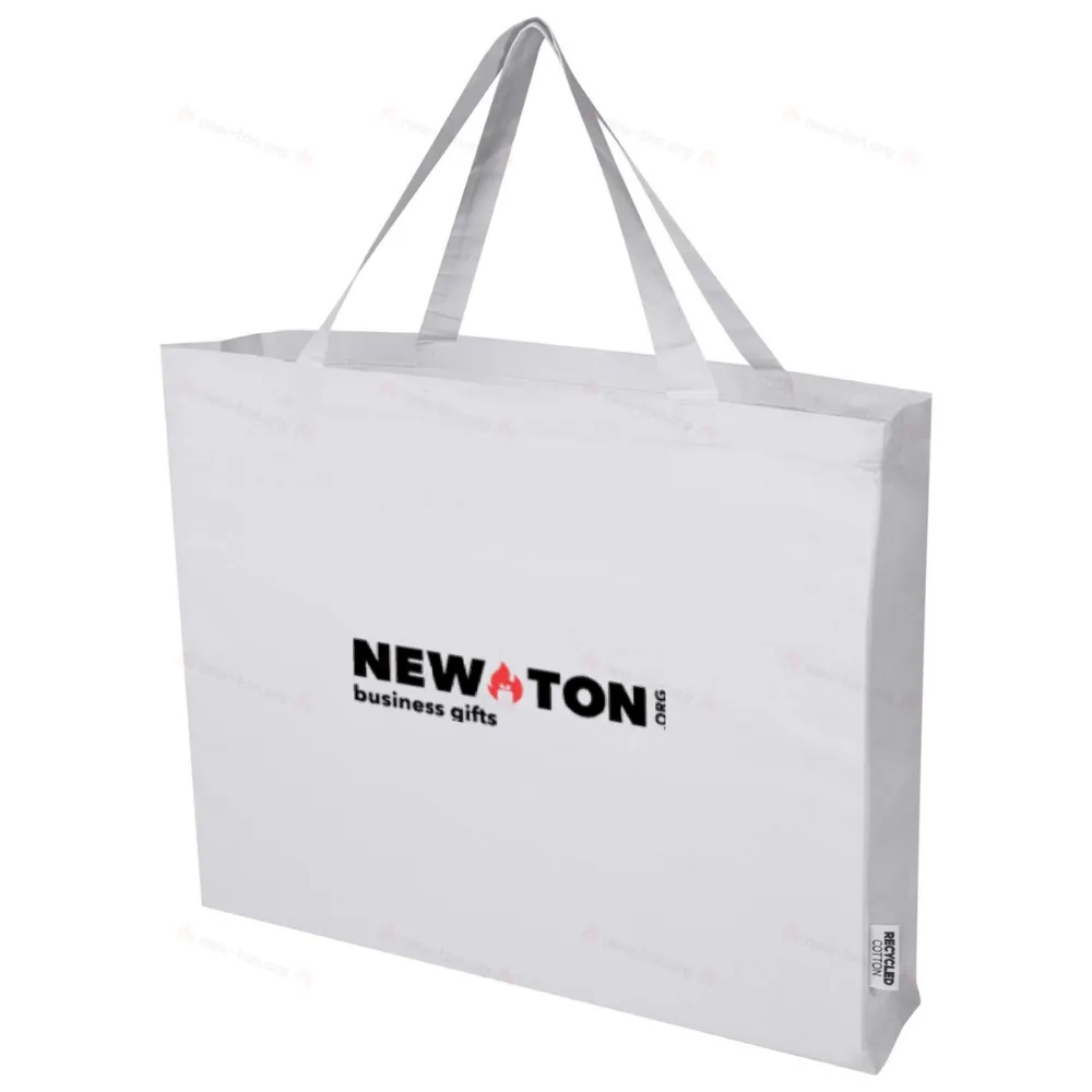 
                                            Odessa duża torba na zakupy z bawełny z recyklingu z certyfikatem GRS 220 g/m²
                                            