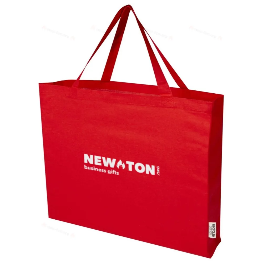 
                                            Odessa duża torba na zakupy z bawełny z recyklingu z certyfikatem GRS 220 g/m²
                                            