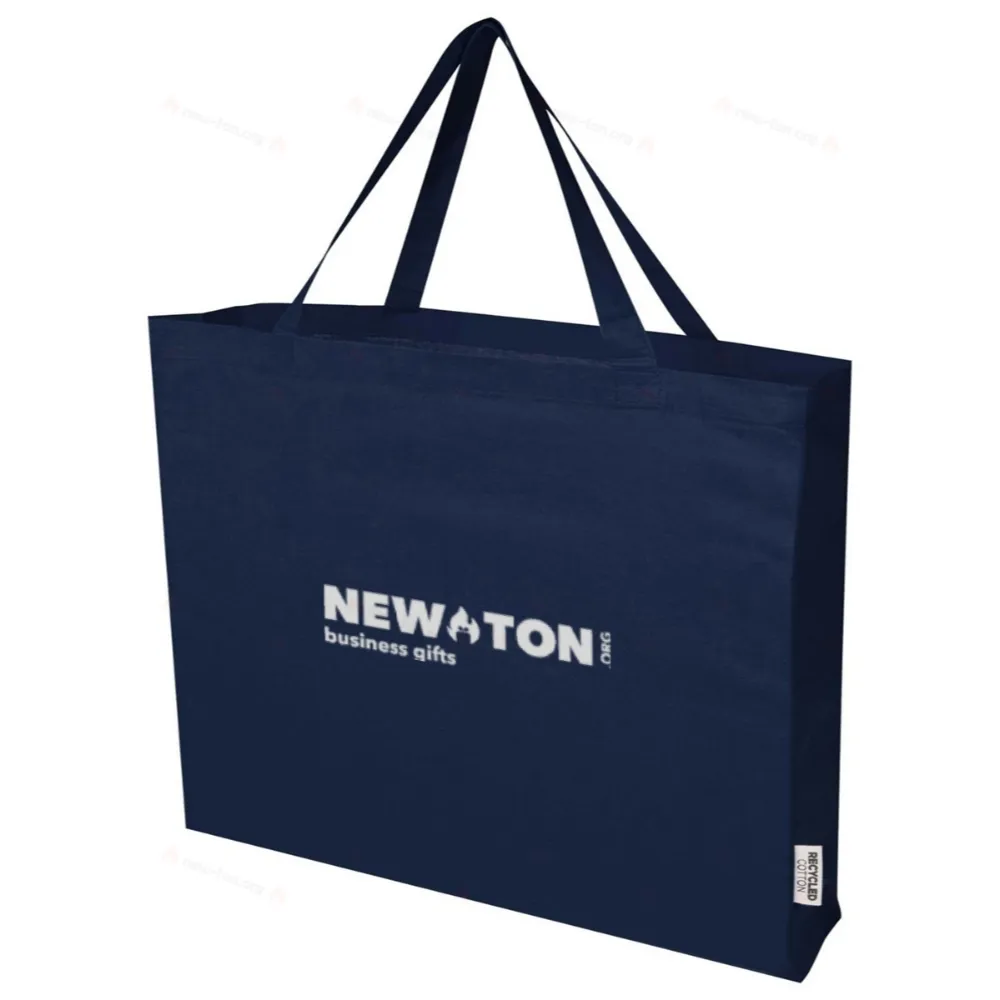 
                                            Odessa duża torba na zakupy z bawełny z recyklingu z certyfikatem GRS 220 g/m²
                                            