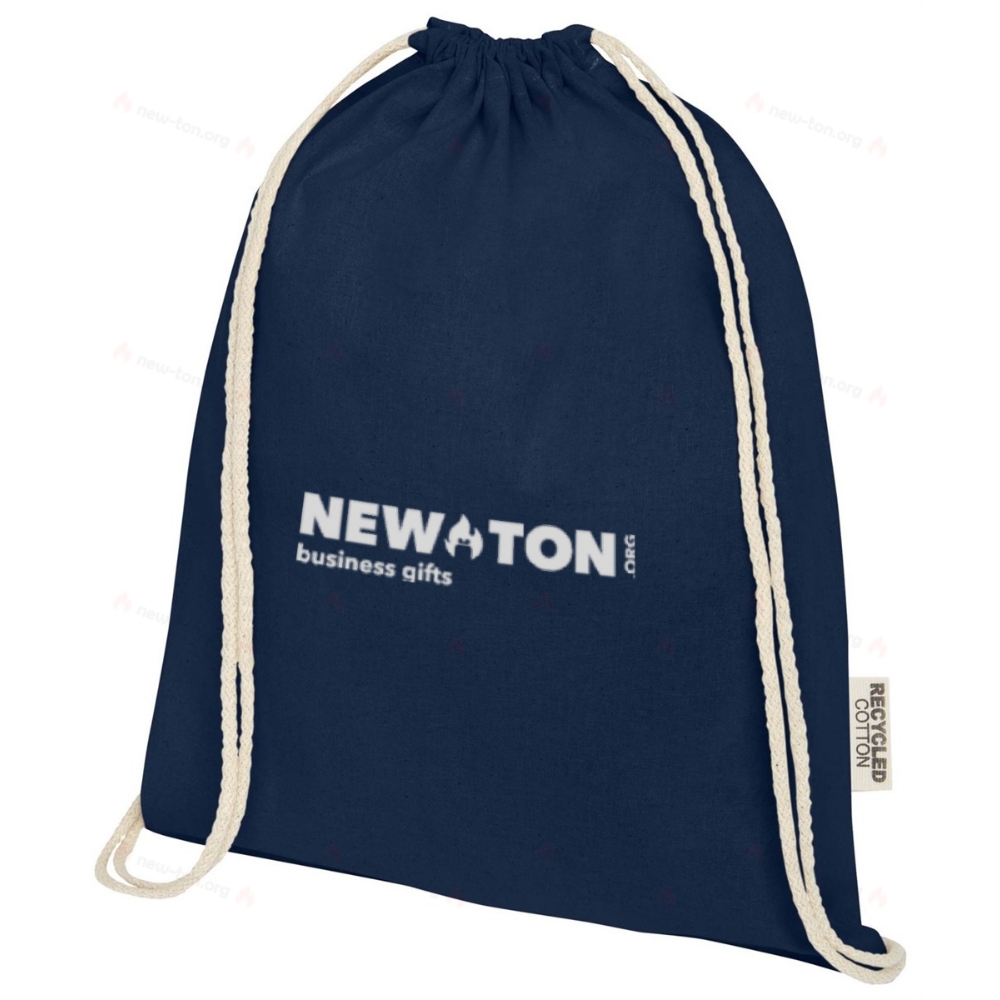 Сумка-мешок из переработанного хлопка GRS плотностью 140 г/м² Oregon