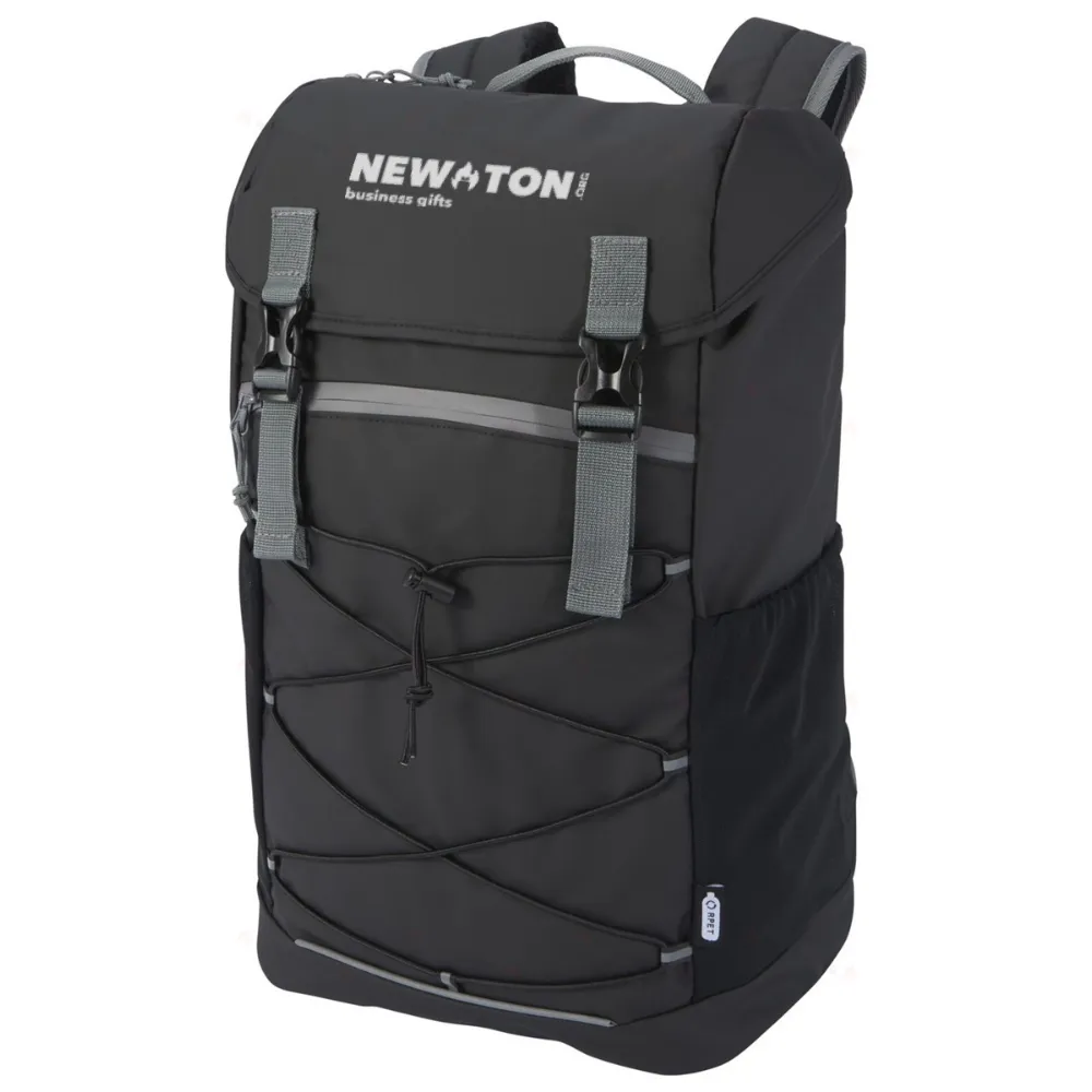 
                                            Aqua waterproof backpack made from recycled materials with GRS certification for a 15.6-inch laptop and a capacity of 23 liters.
                                            