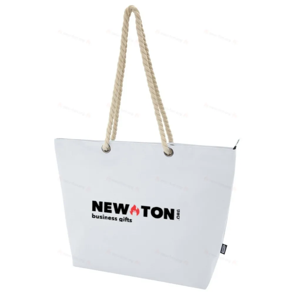 
                                                Panama GRS recycled beach cooler tote bag with cord handles
                                                
