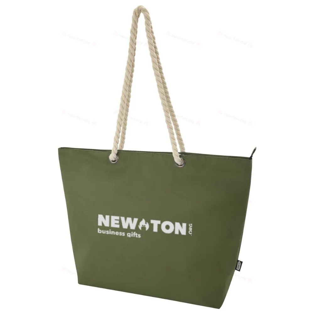 
                                                Panama GRS recycled beach cooler tote bag with cord handles
                                                