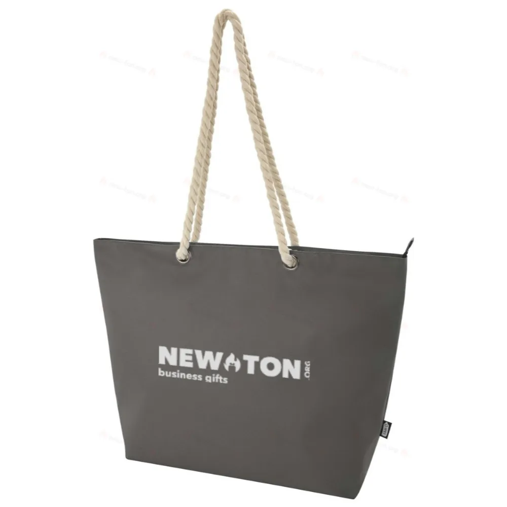 
                                                Panama GRS recycled beach cooler tote bag with cord handles
                                                