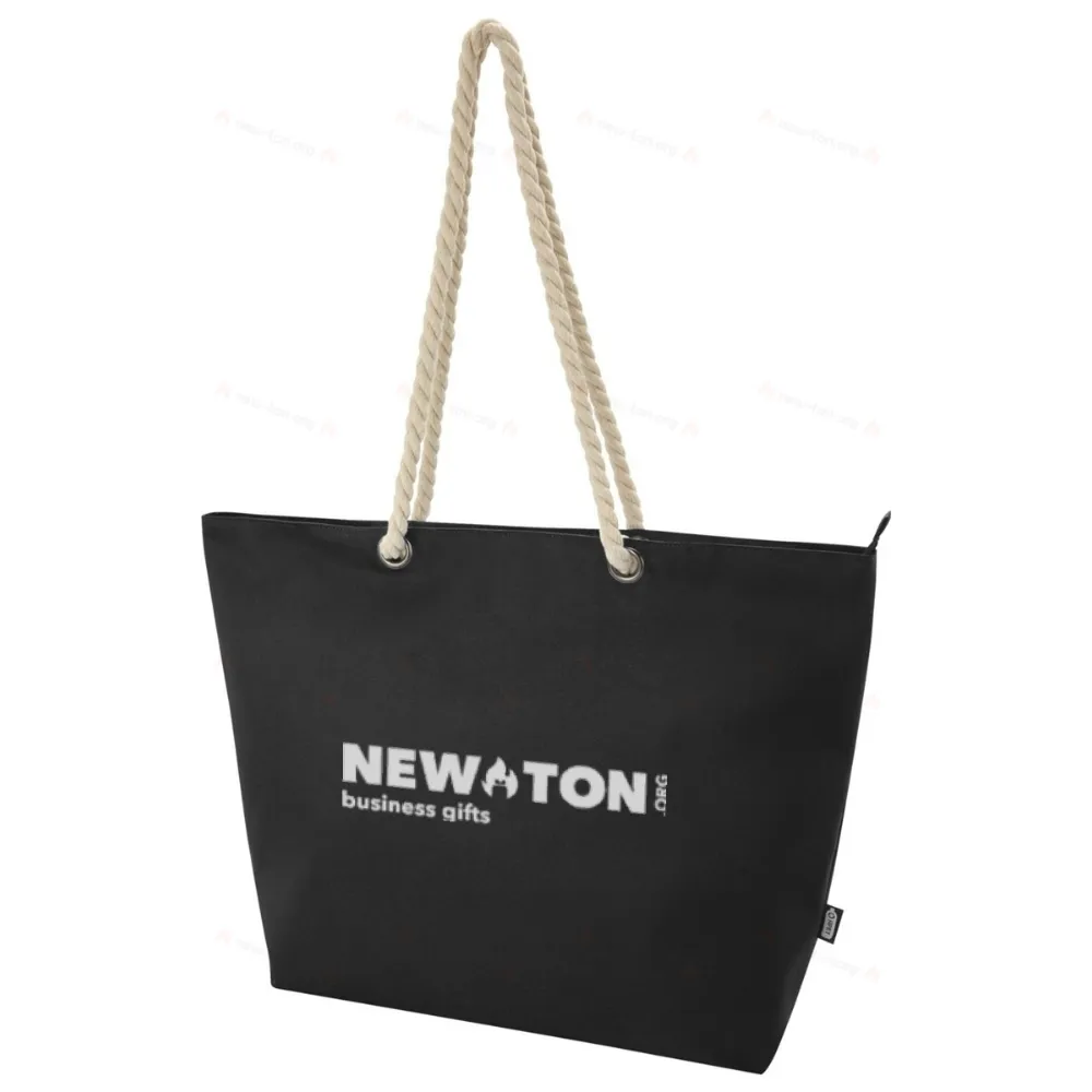 
                                                Panama GRS recycled beach cooler tote bag with cord handles
                                                