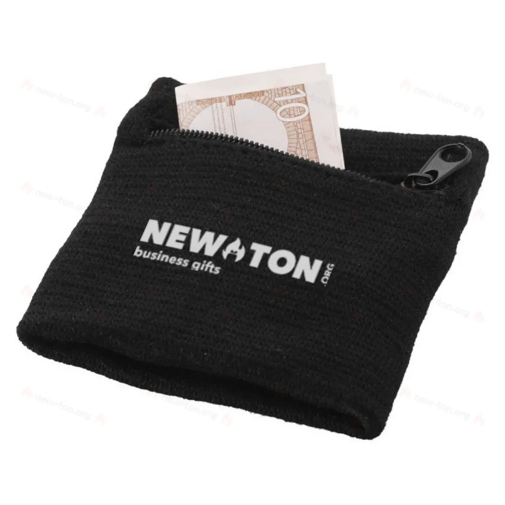 
                                            Brisky performance wristband with zippered pocket
                                            