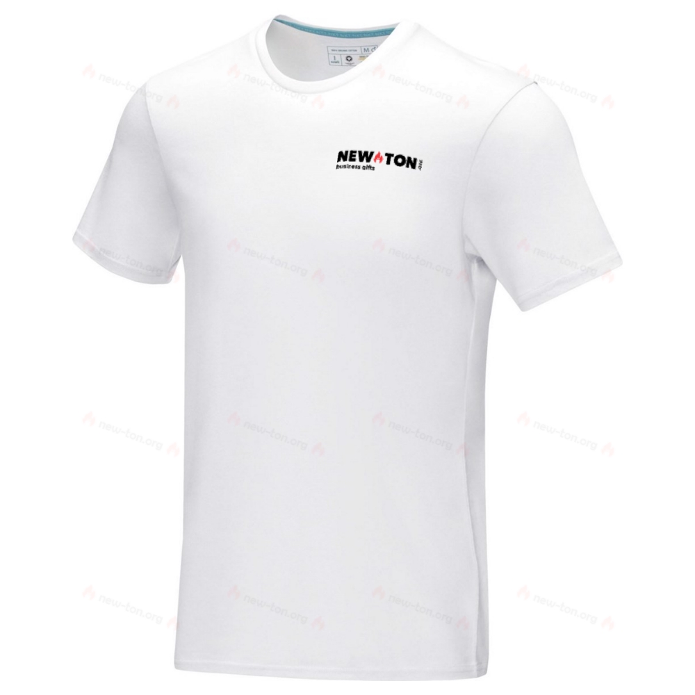 Мужская футболка с коротким рукавом из органического хлопка GOTS Мужская футболка с коротким рукавом из органического хлопка GOTS