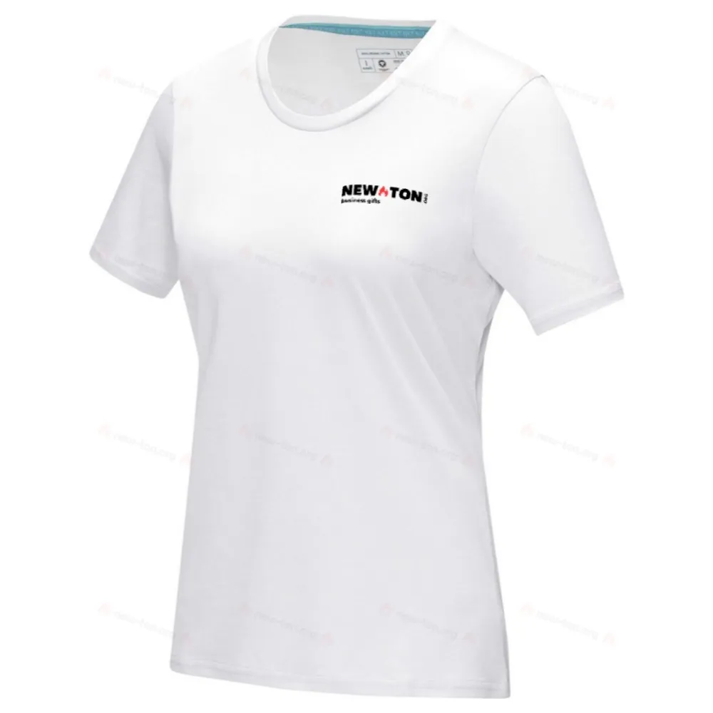 Женская футболка с коротким рукавом из органического хлопка GOTS 