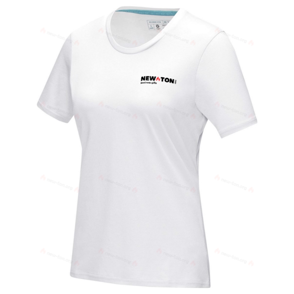 Женская футболка с коротким рукавом из органического хлопка GOTS 