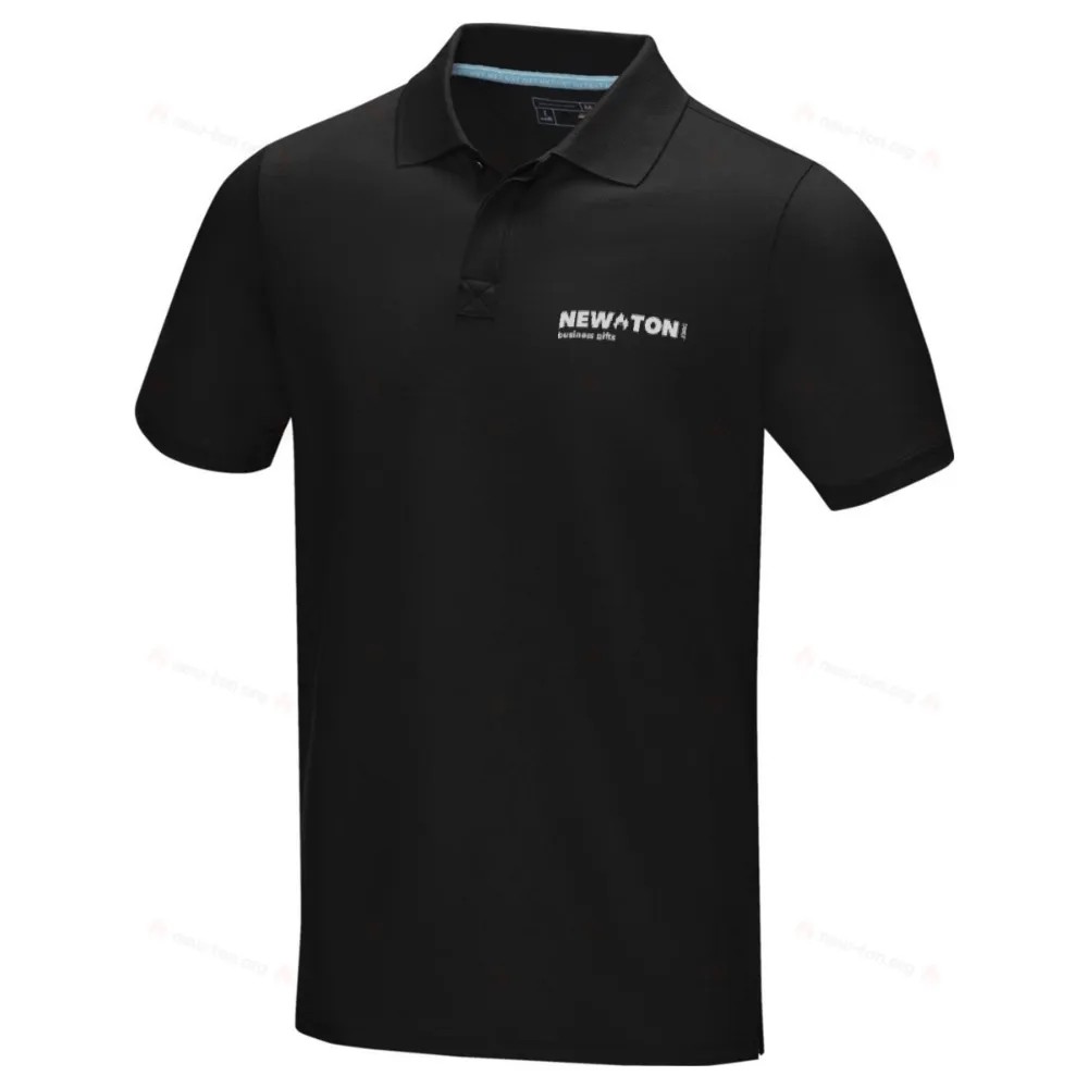 
                                            Graphite short sleeve men’s GOTS organic polo
                                            