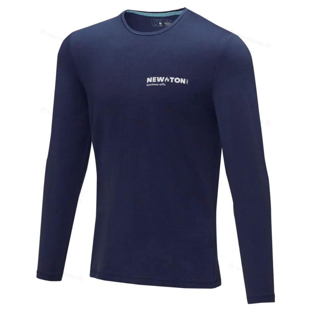 Мужская футболка с длинным рукавом Ponoka из органического хлопка GOTS