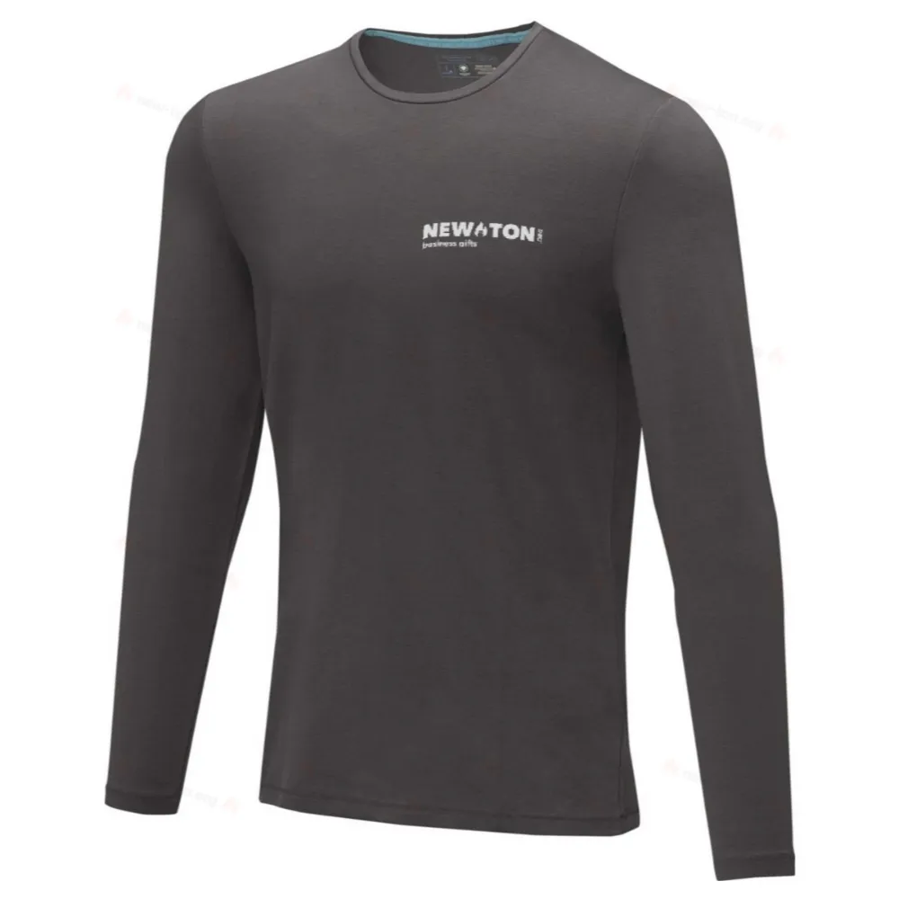 Мужская футболка с длинным рукавом Ponoka из органического хлопка GOTS