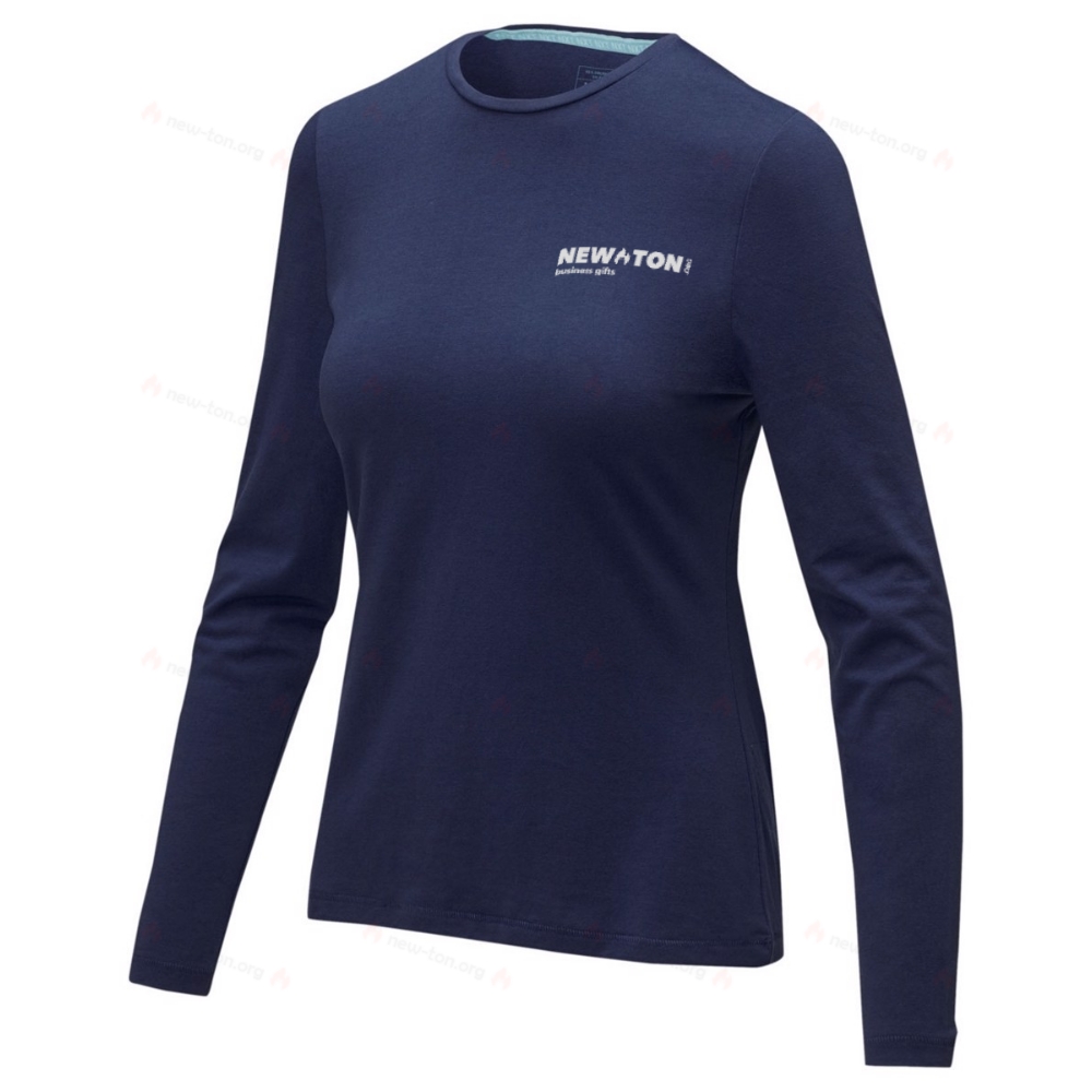 Женская футболка с длинным рукавом Ponoka из органического хлопка GOTS