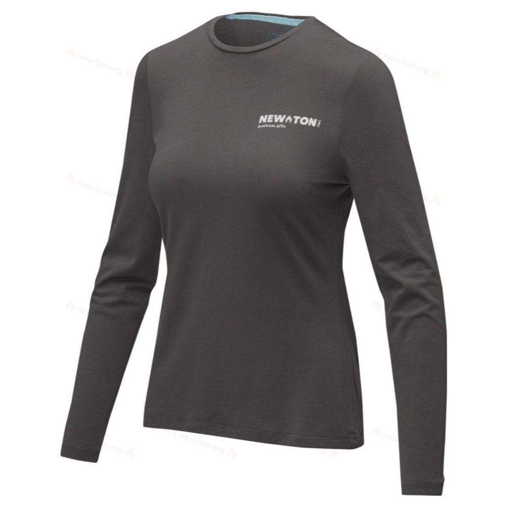 Женская футболка с длинным рукавом Ponoka из органического хлопка GOTS