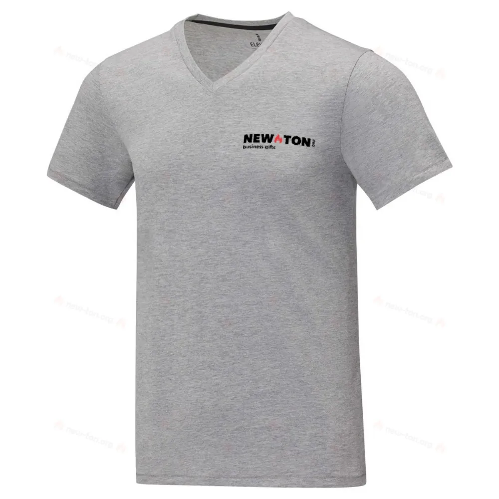 Мужская футболка с коротким рукавом и V-образным вырезом Somoto