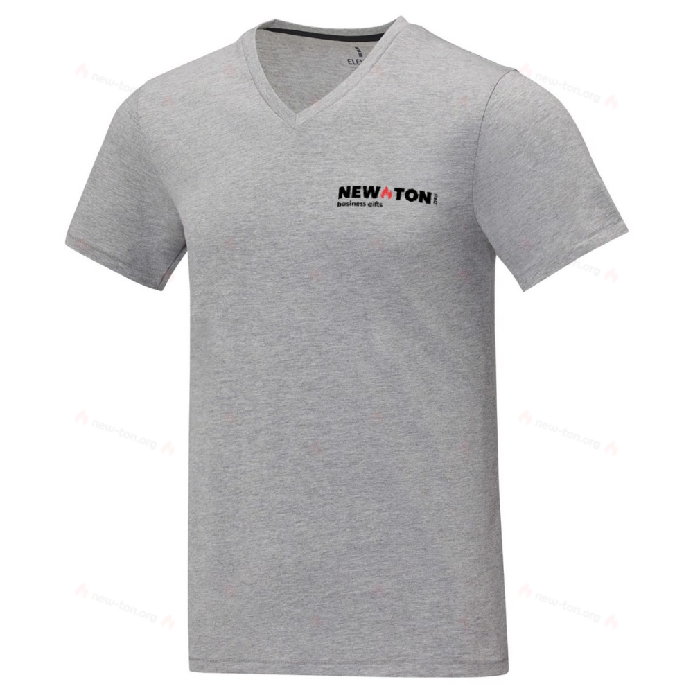 Мужская футболка с коротким рукавом и V-образным вырезом Somoto